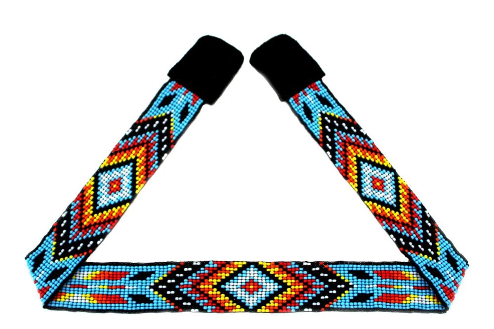 9166 Beaded Hatband Native American Style Southwestern Cowboy Hat Band